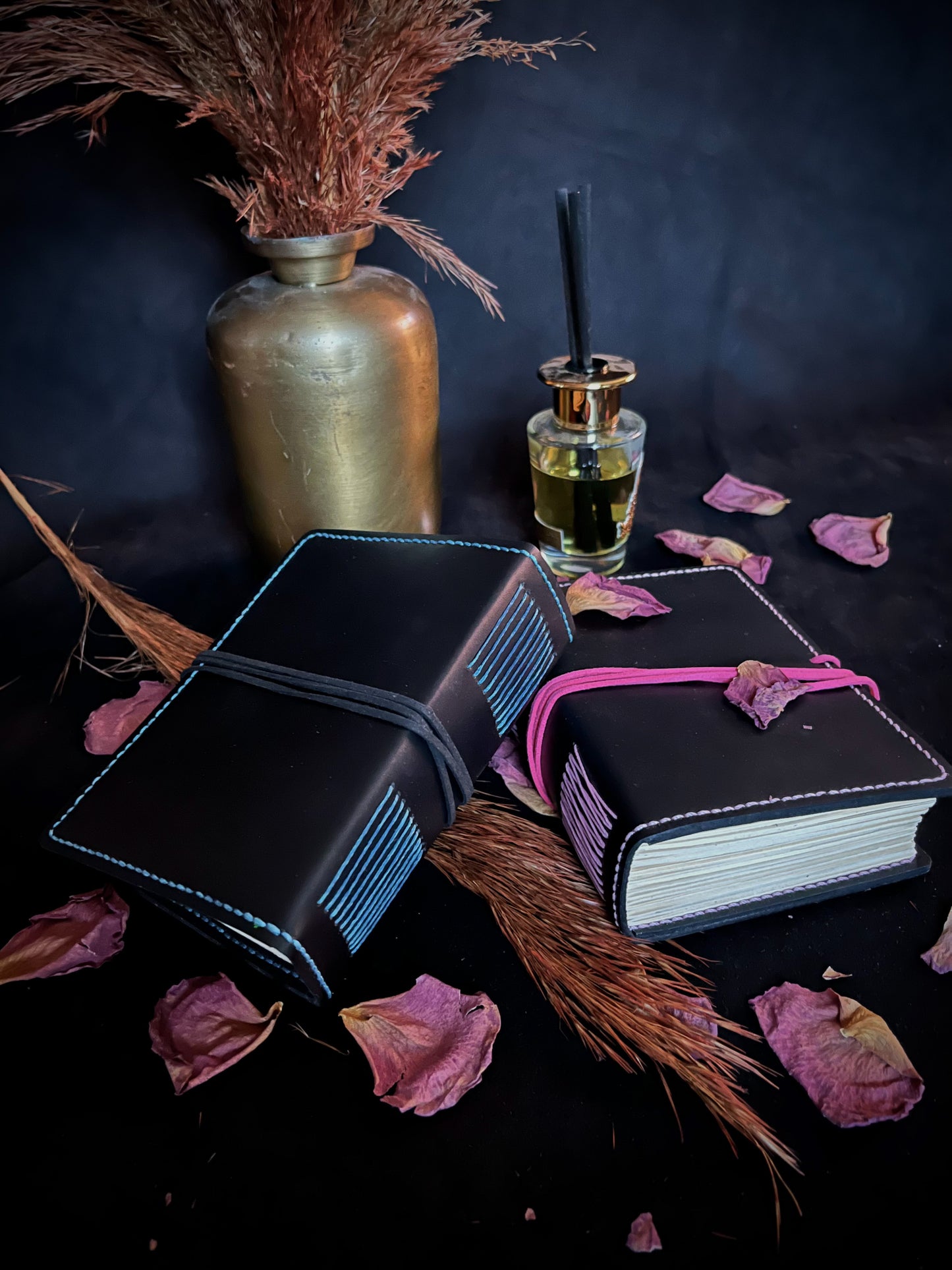 Leather notebook with your choice of color