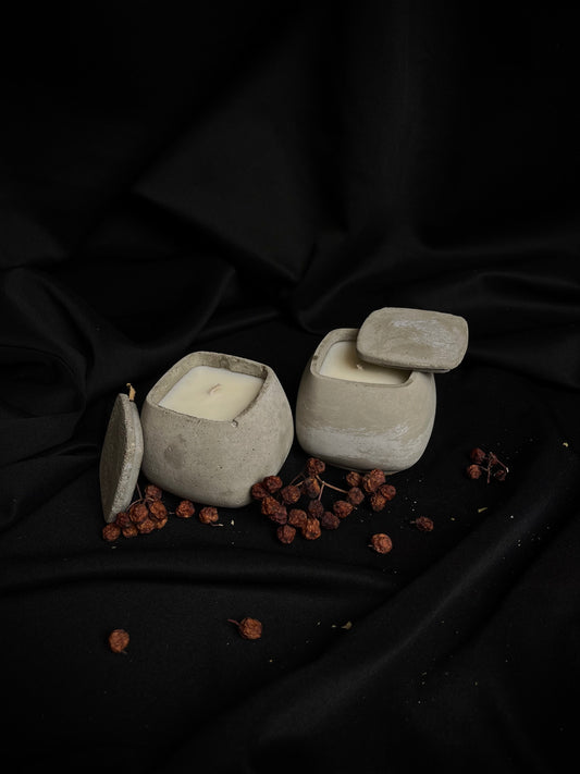 Odos kvapo betoninė žvakė