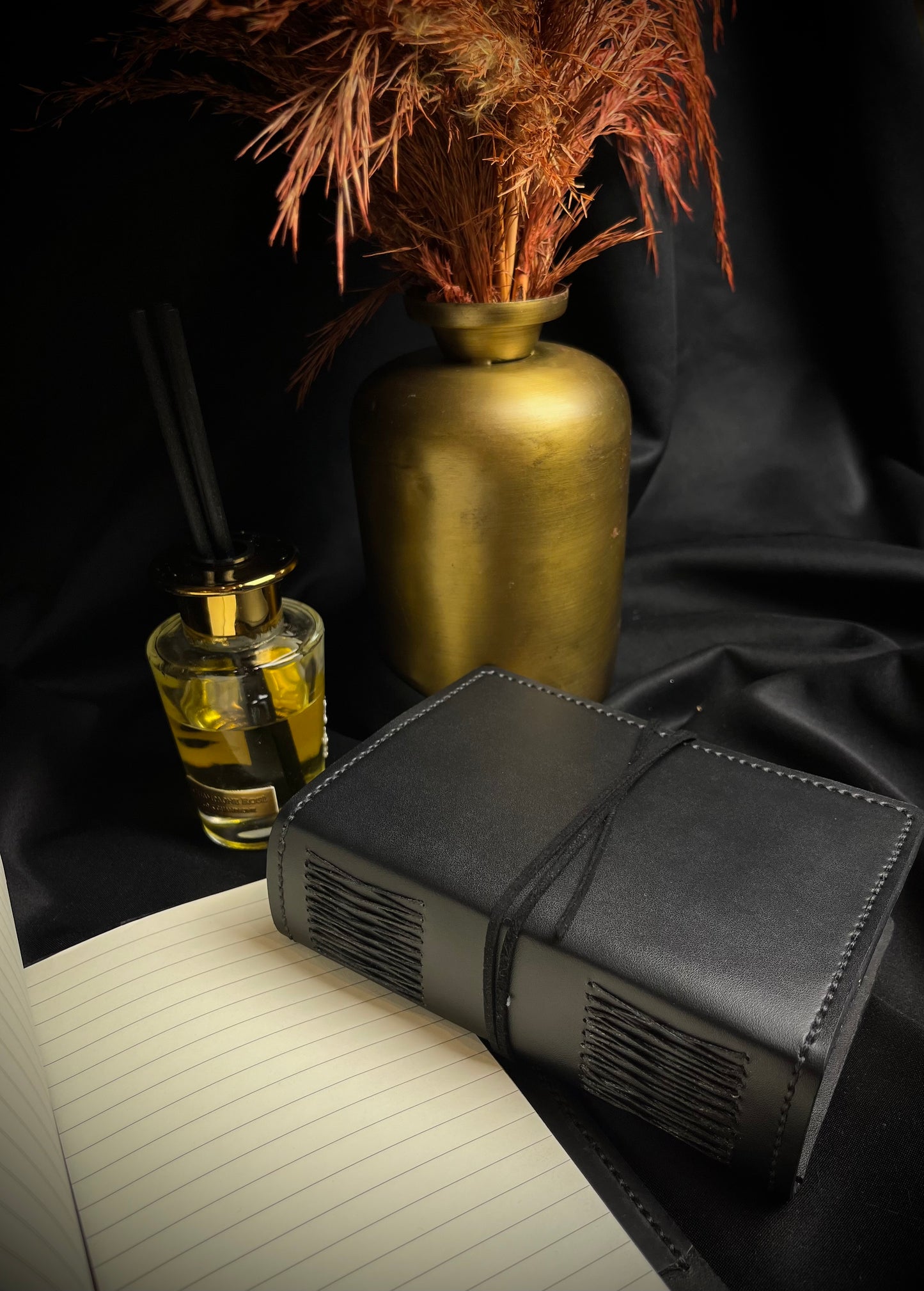 Leather notebook with your choice of color