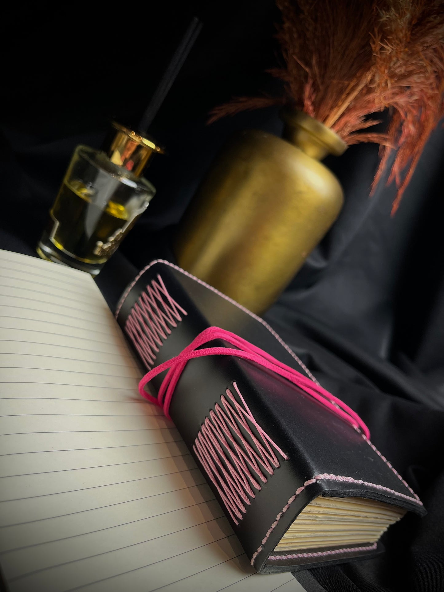 Leather notebook with your choice of color